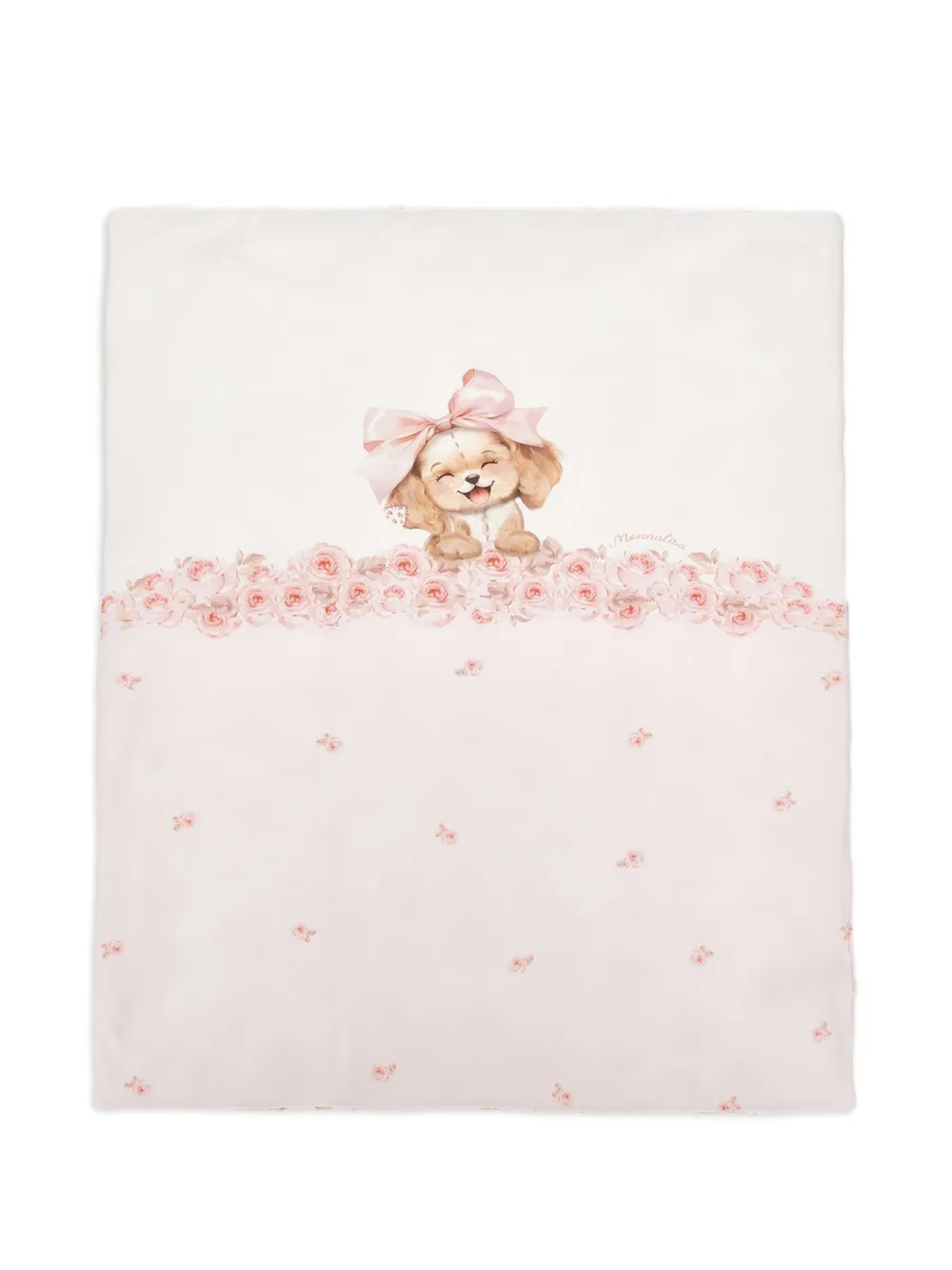 Monnalisa Slaapzak met puppyprint Roze