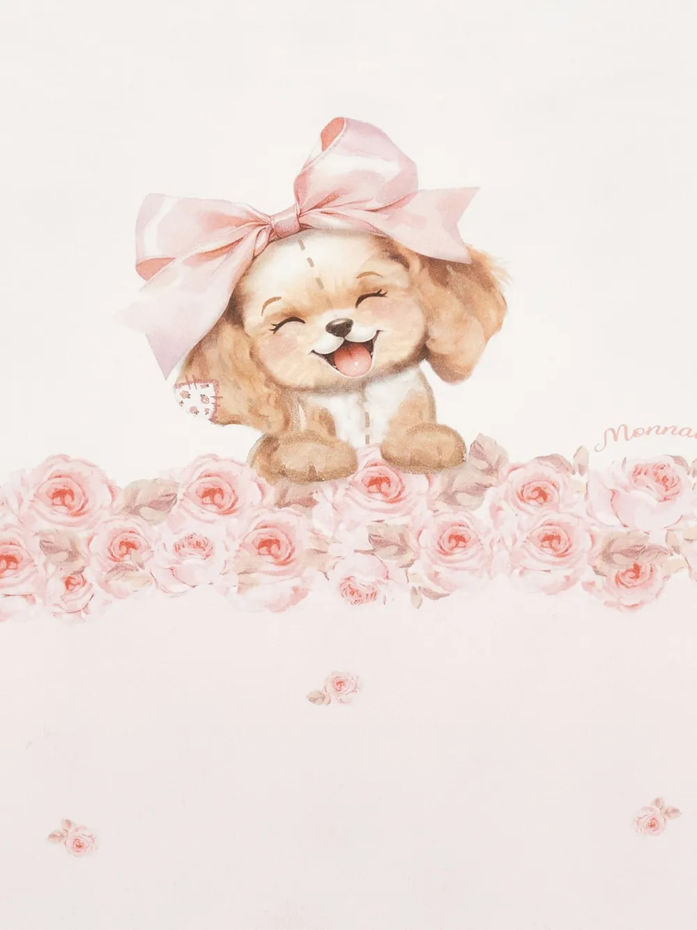 Monnalisa Slaapzak met puppyprint Roze