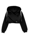 Monnalisa jersey hoodie - Black