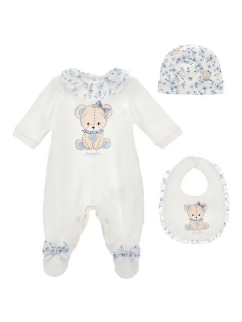 Monnalisa cotton babygrow (set of three)