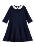 Monnalisa Peter Pan-collar skater dress - Blue