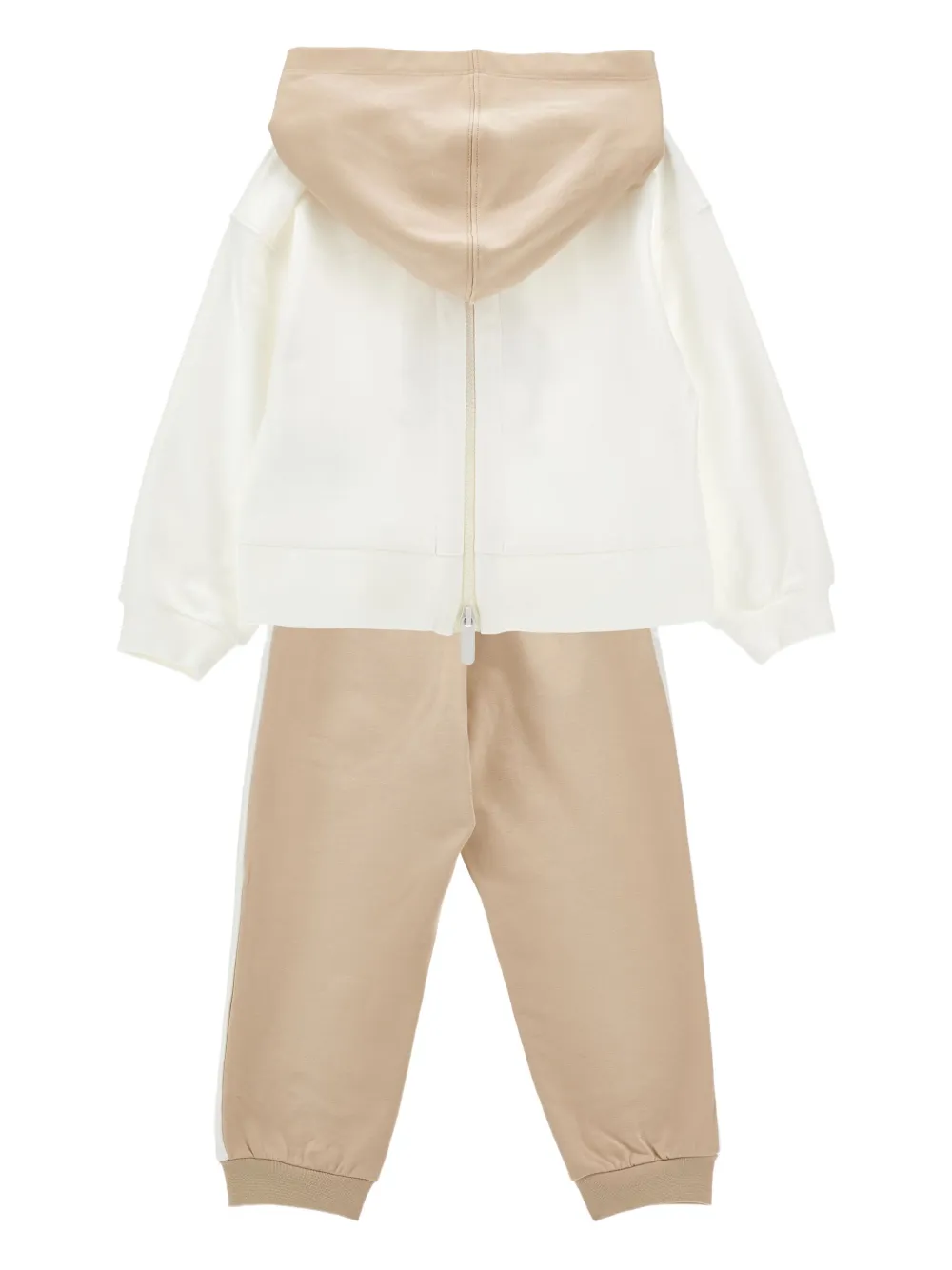 Monnalisa Bear-graphic Hoodie In Neutral