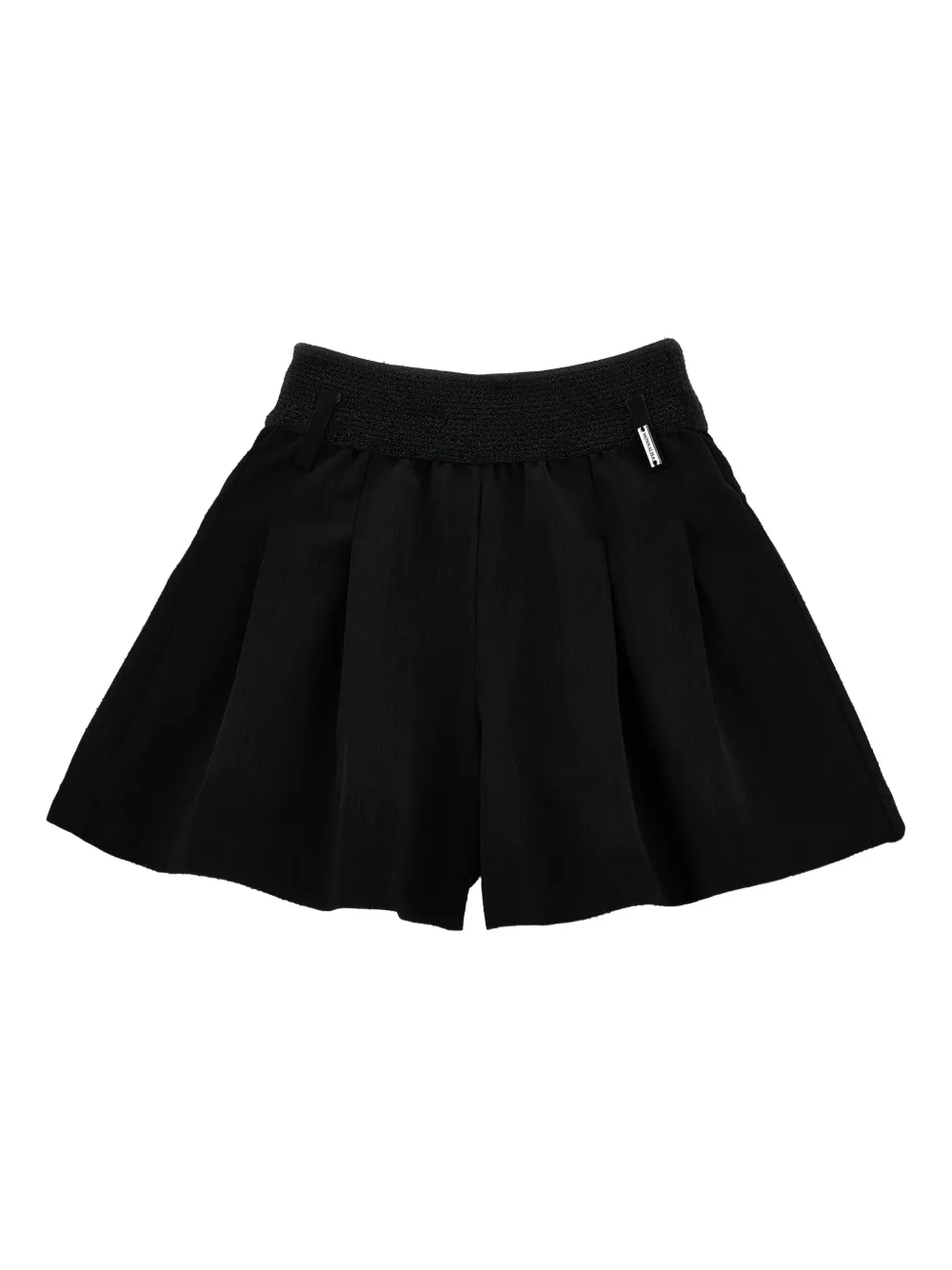 Monnalisa Kids' Creased Shorts In Black
