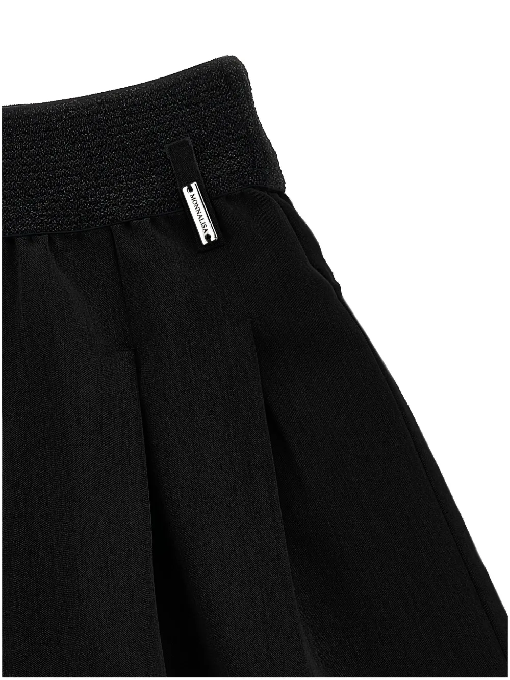 Monnalisa Geplooide shorts Zwart