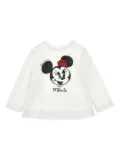 Monnalisa x Disney Minnie Mouse long-sleeve top - White