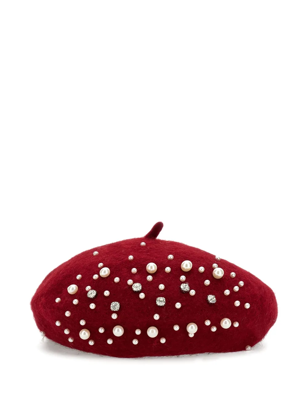 Monnalisa crystal-embellished beret | Red | Image 1