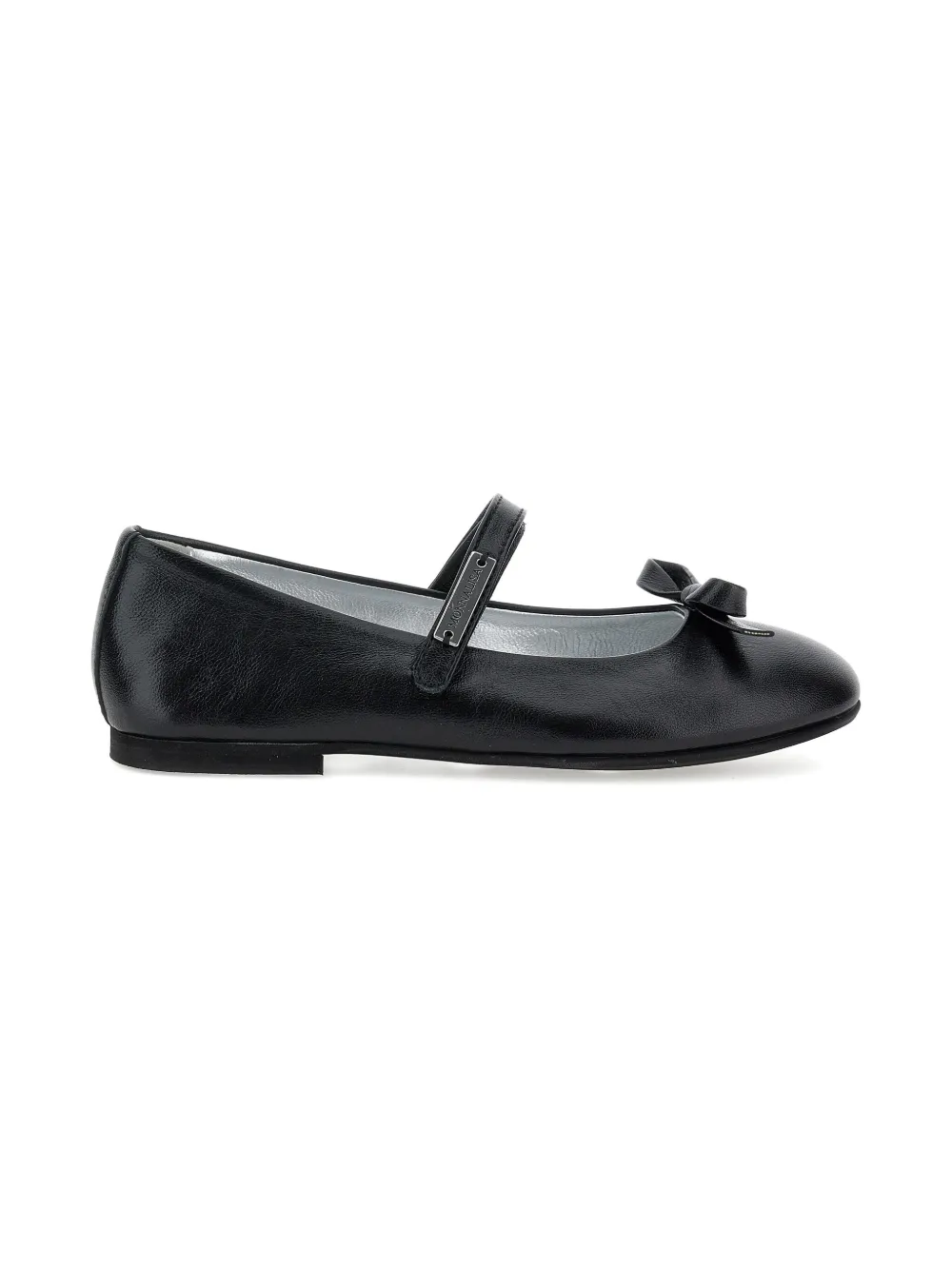 Monnalisa bow-detail ballet flats Black