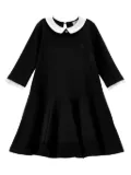 Monnalisa Peter Pan-collar skater dress - Black