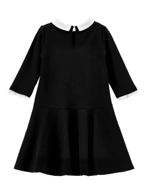black skater dress peter pan collar Aphratti Women's Long Sleeve Fall Dresses 2025 Casual Peter Pan Collar A Line Fit and Flare Skater Goth Dress Black X-Small at Amazon Women's Clothing store