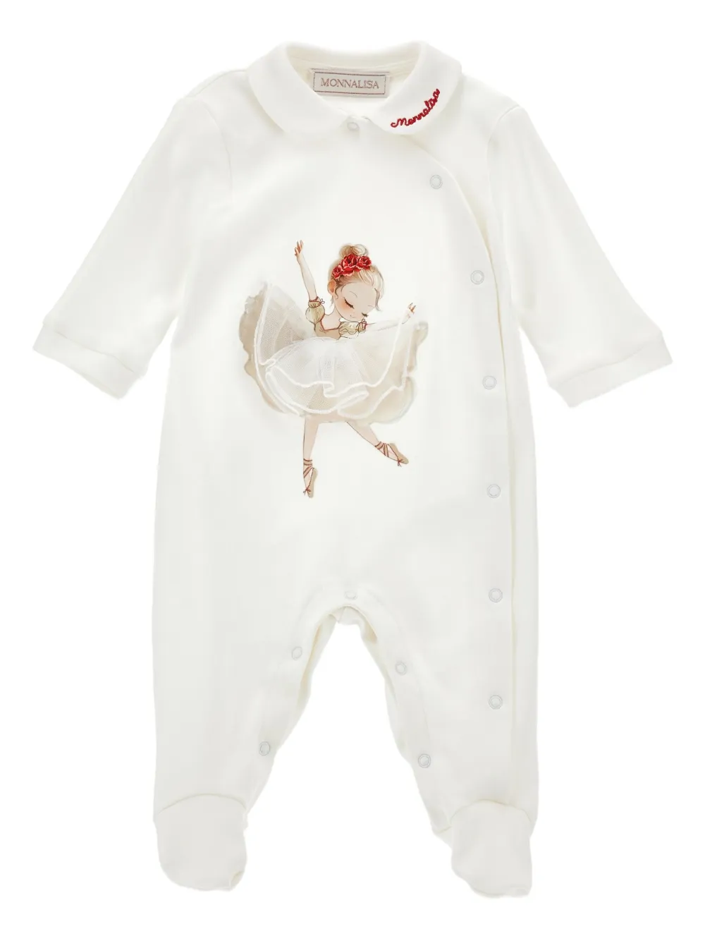 Monnalisa Romper met print Beige