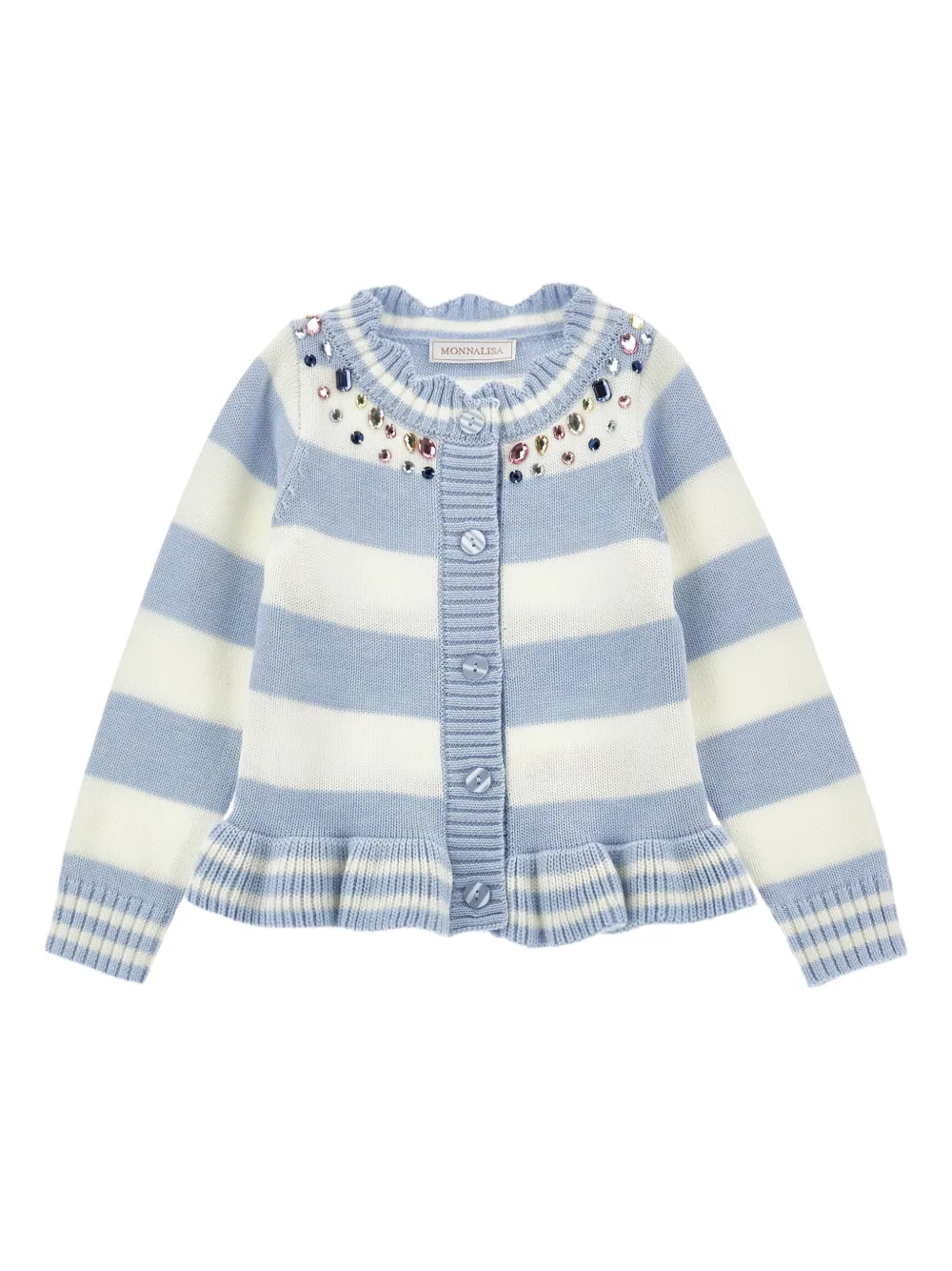 Monnalisa Gestreept vest Blauw