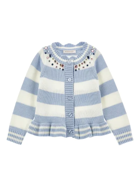 Monnalisa striped cardigan