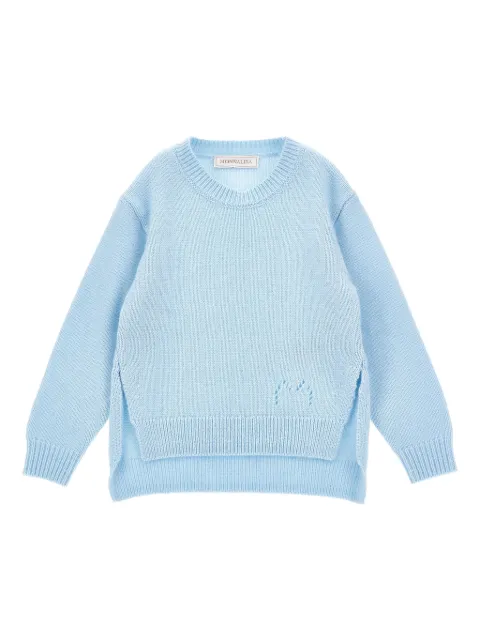 Monnalisa side-slits sweater