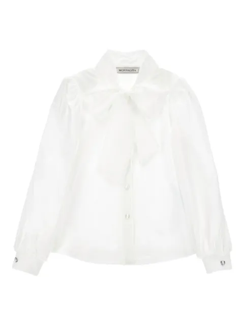 Monnalisa Blusa con maniche a palloncino