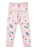 Monnalisa gem-printed leggings - Pink