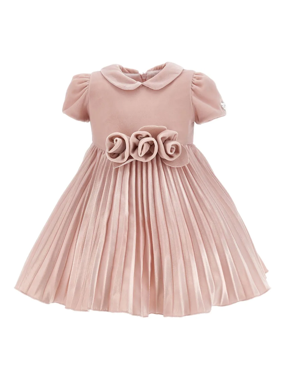 Monnalisa pleated dress | Pink | Image 1