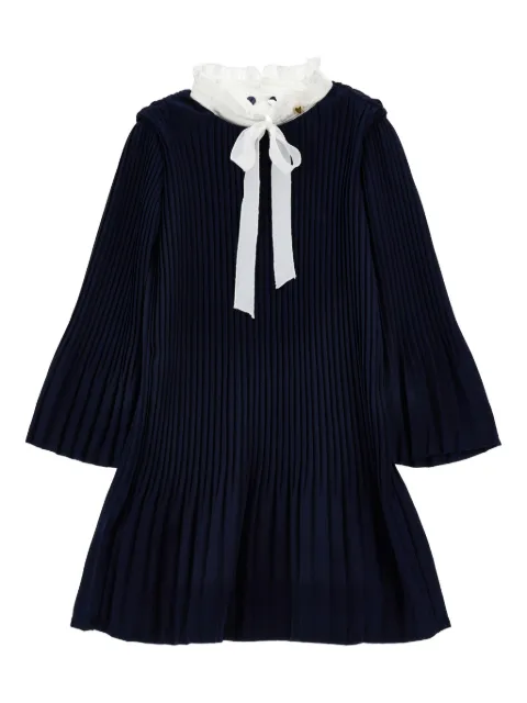 Monnalisa pleated mini dress