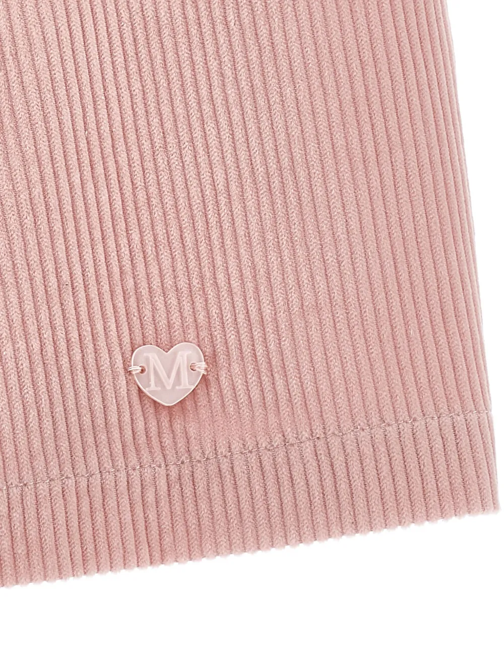 Monnalisa Ribfluwelen jurk Roze