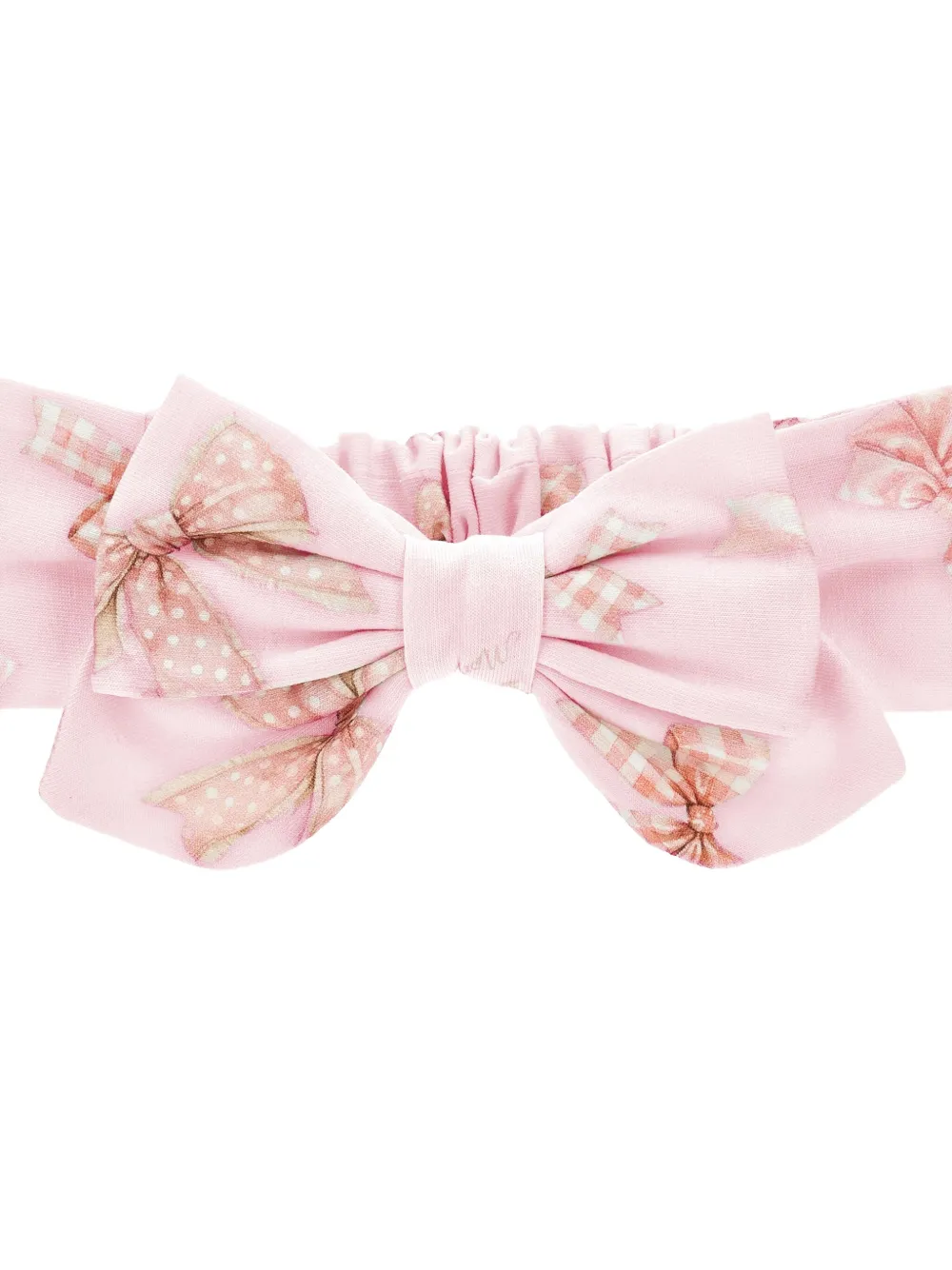 Monnalisa Haarband met strikdetail Roze