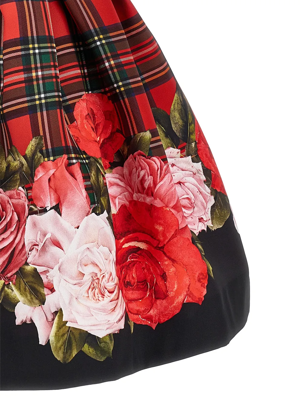 Monnalisa Geruite rok Rood