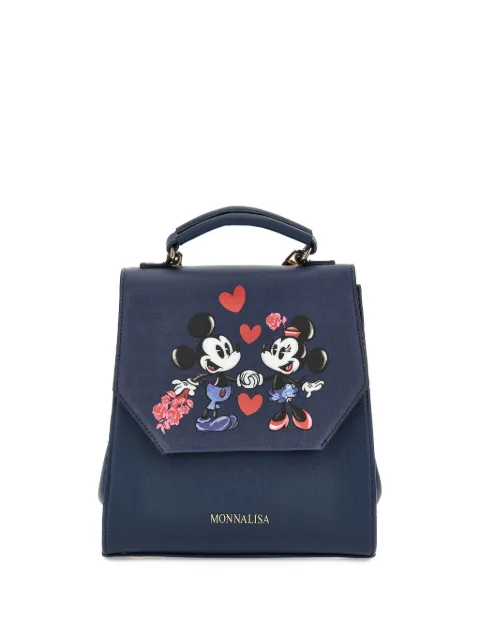 Monnalisa x Disney Rucksack mit Micky-Maus-Print