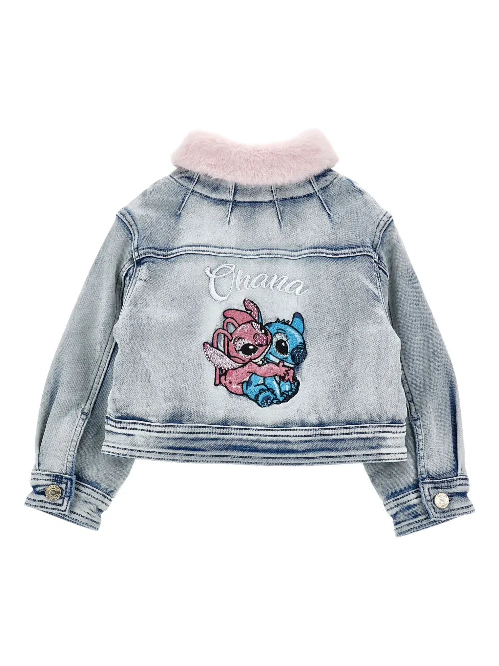 Monnalisa chamarra de mezclilla Stitch en colaboración con Disney | Chamarras de mezclilla | Image 2