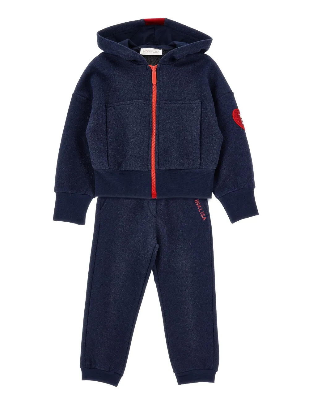 Monnalisa bow-detail hoodie - Blue