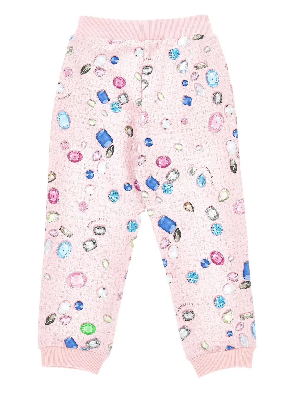Monnalisa gem-printed track pants | Tracksuit Bottoms | Image 2