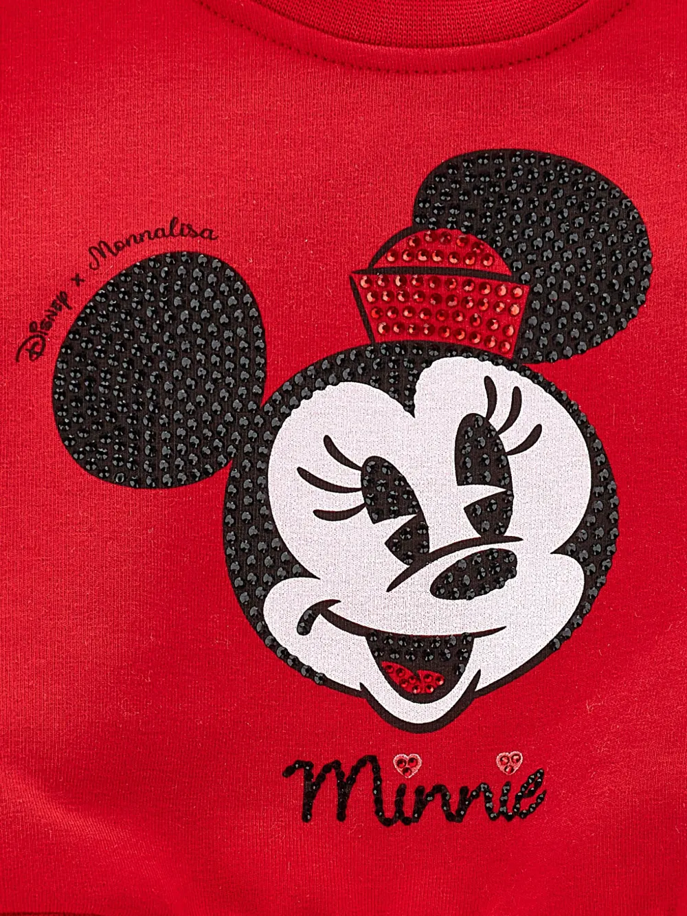 Monnalisa jersey sweatshirt Rood
