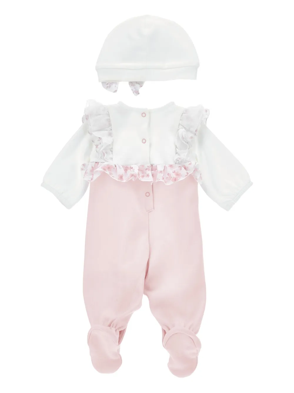 Monnalisa cotton babygrow (set of two) | Babygrow Sets | Image 2