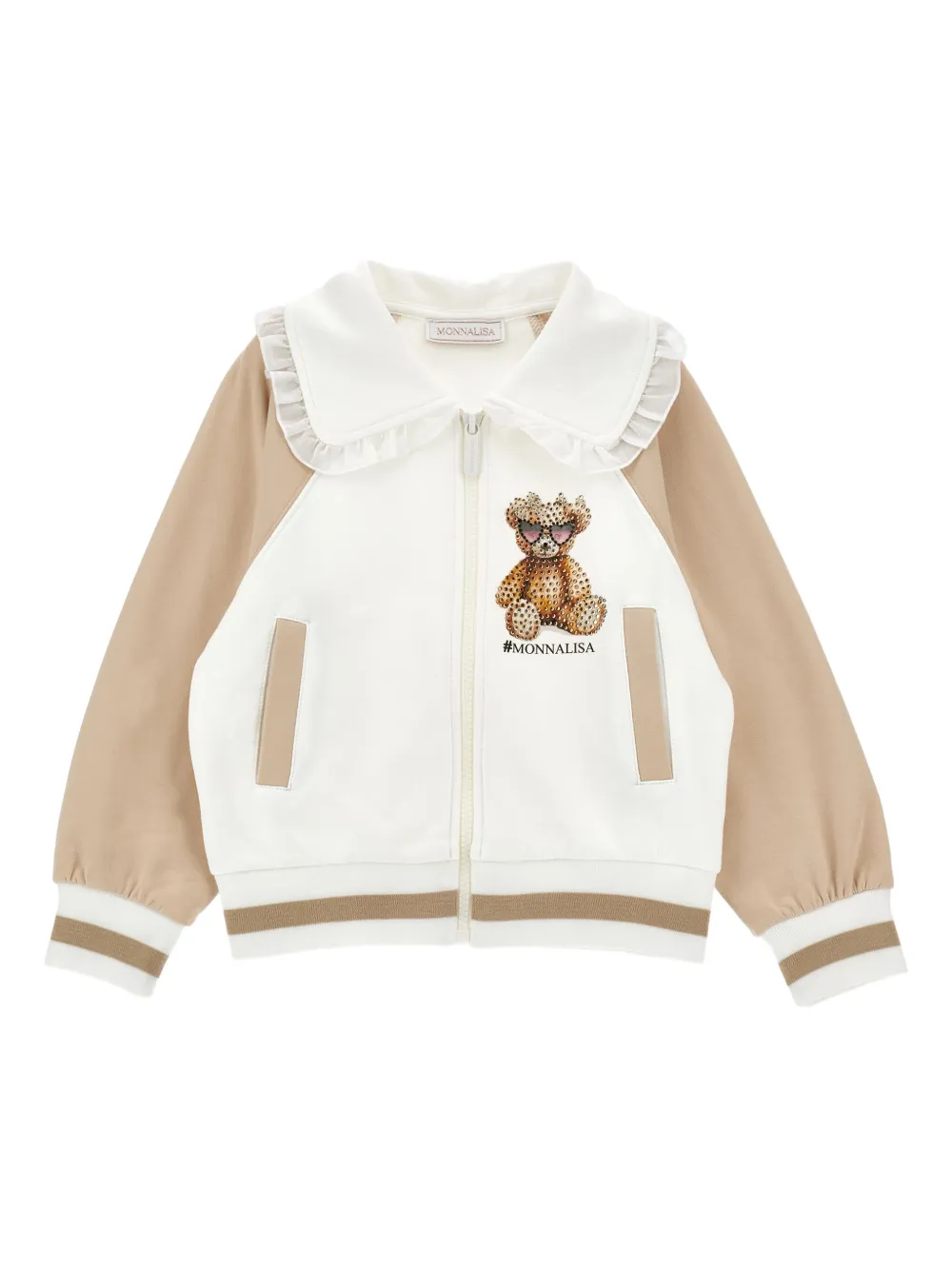 Monnalisa Jack met colourblocking Wit