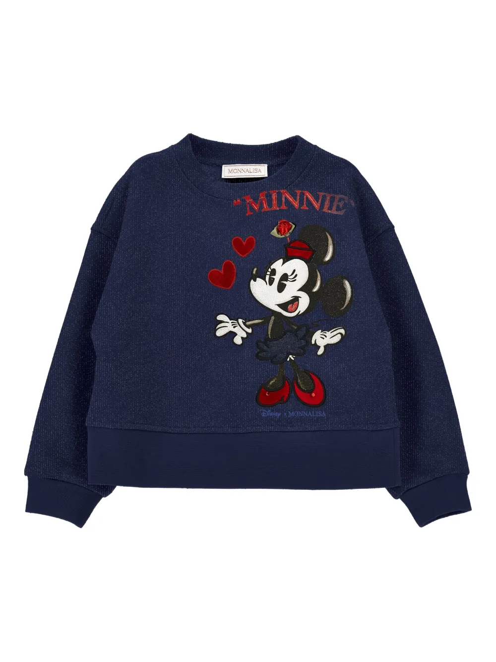 Monnalisa x Disney Minnie Mouse sweatshirt | Blue | Image 1