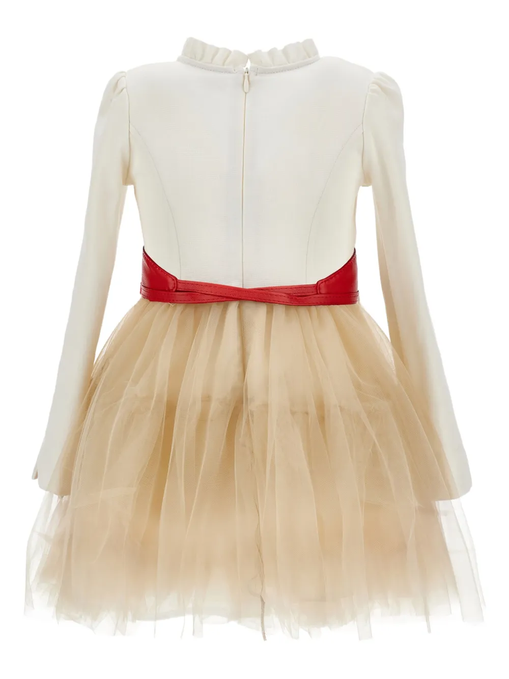 Monnalisa x Disney jurk met ceintuur Wit