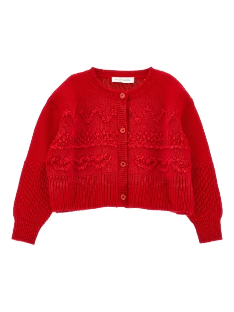 Monnalisa button-up cardigan