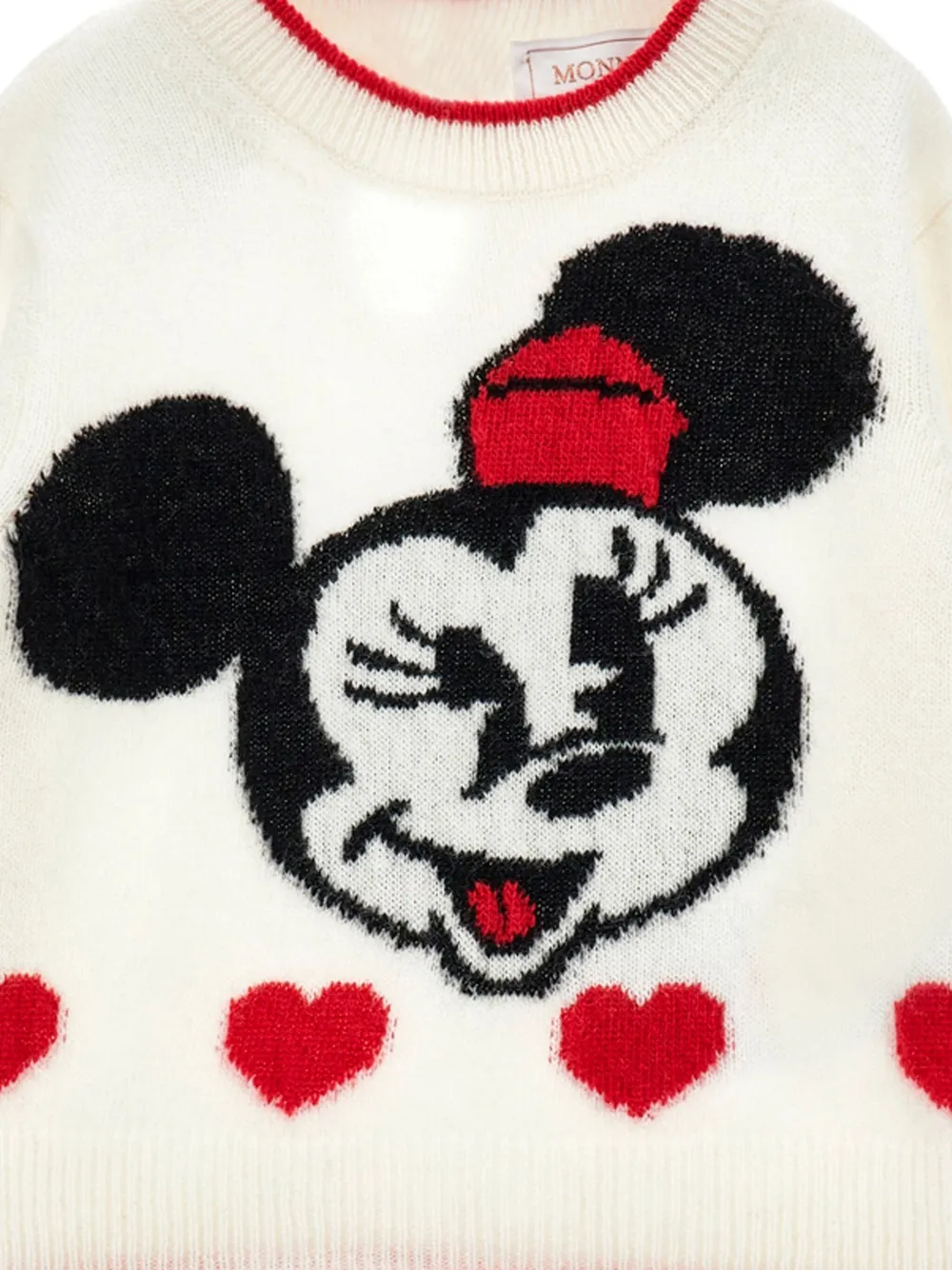 Monnalisa Minnie trui Wit