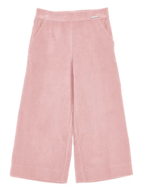 Monnalisa corduroy wide-leg trousers