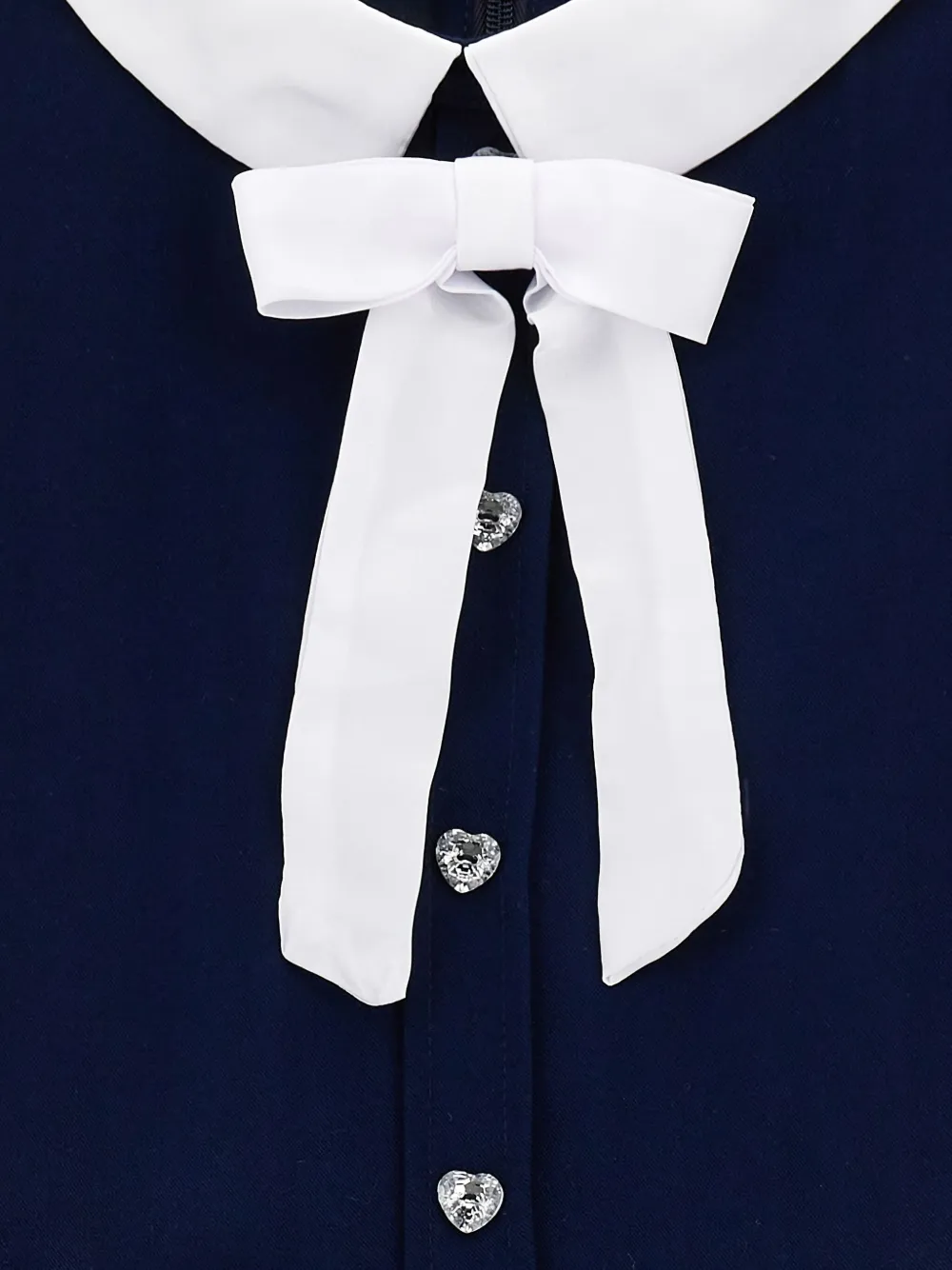 Monnalisa Shirtjurk met kraag Blauw