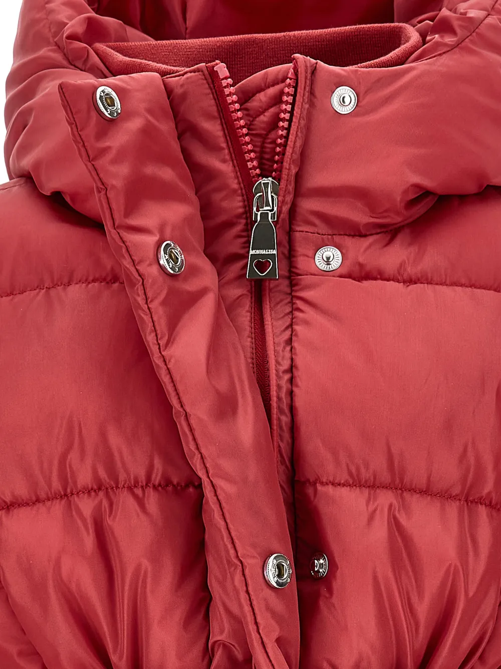 Monnalisa Donsjas met capuchon Rood