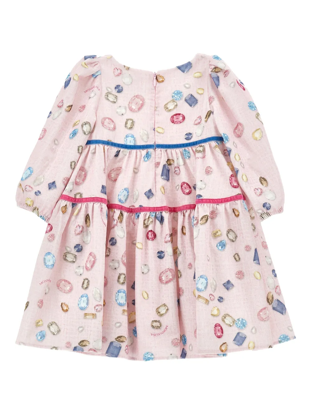 Monnalisa vestido a capas con gemas estampadas | Vestidos casuales | Image 2