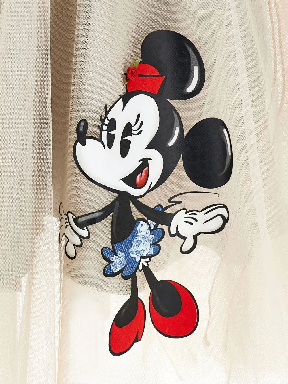 Monnalisa X Disney Minnie Mouse Tutu In White