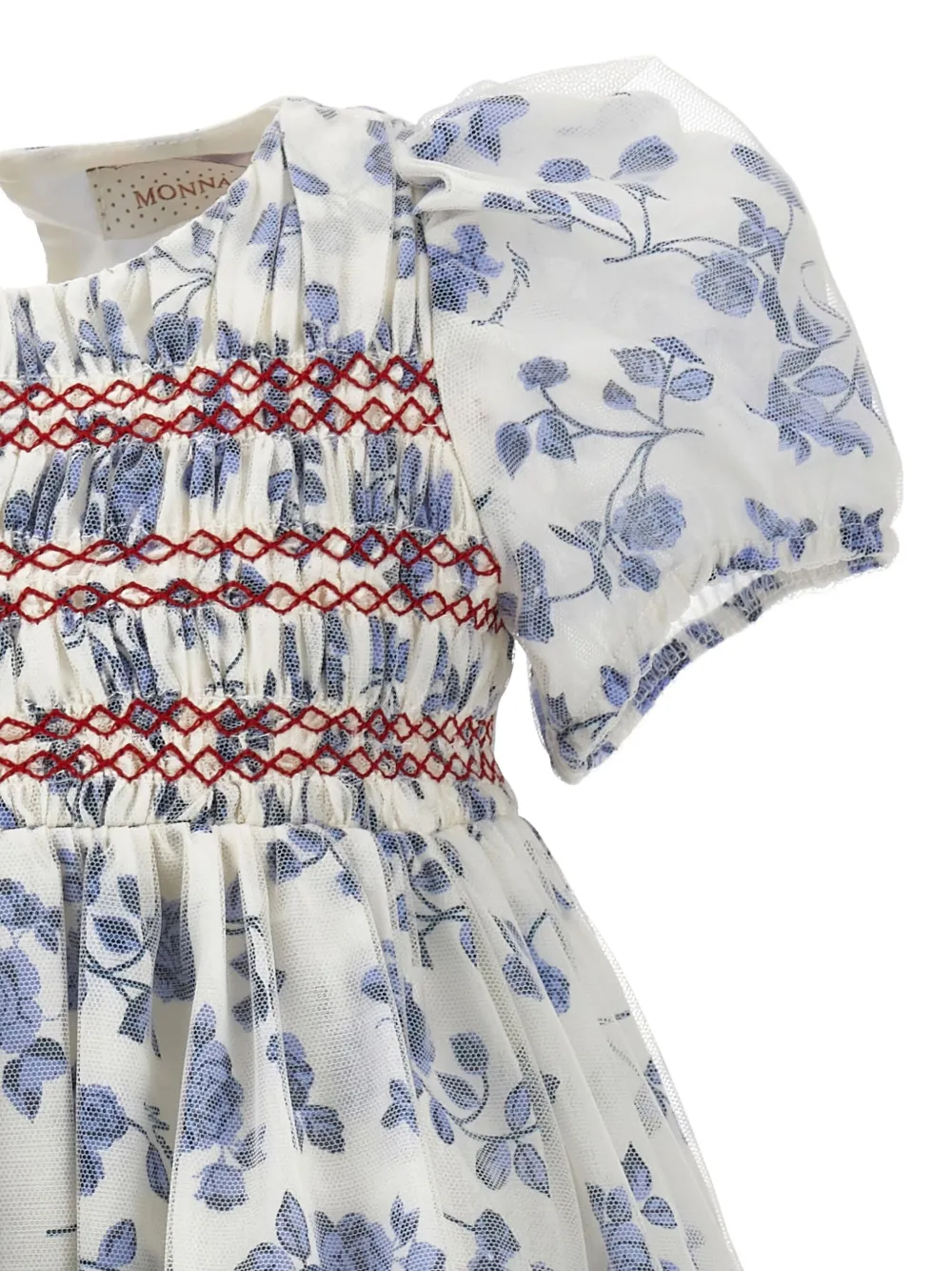 Monnalisa Jurk met print Wit