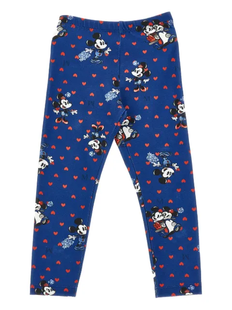 Monnalisa leggins con estampado Mickey Mouse en colaboración con Disney