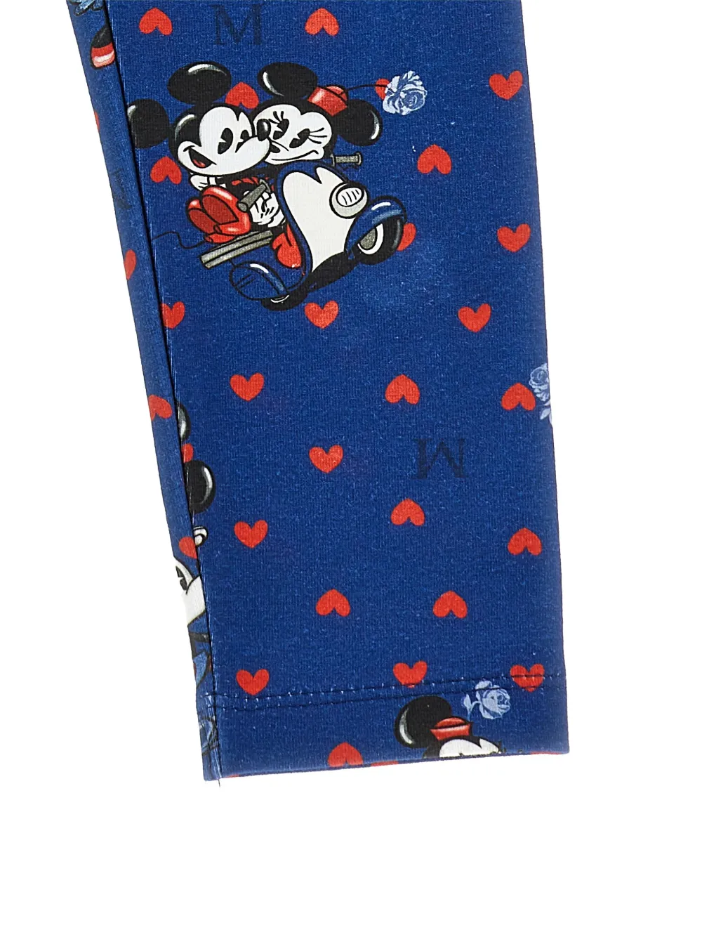 Monnalisa x Disney legging met Mickey Mouse-print Blauw