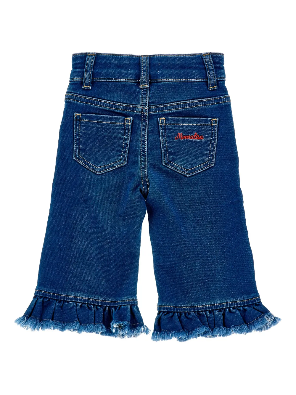 Monnalisa X Disney Minnie Mouse Jeans In Blue