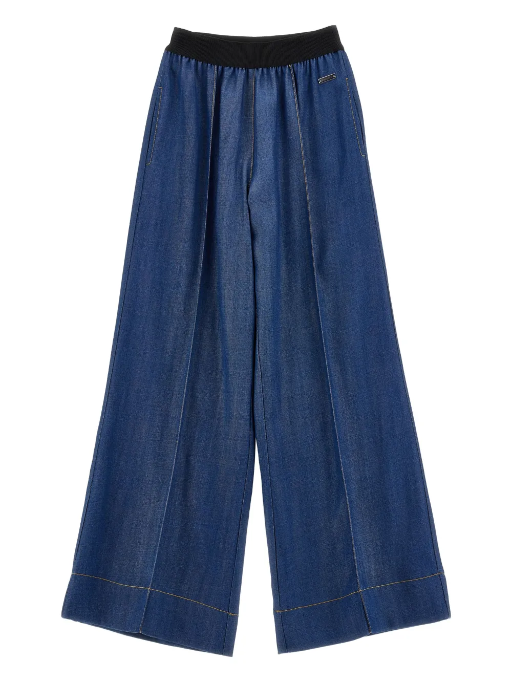Monnalisa Spijkerbroek met wijde pijpen Blauw