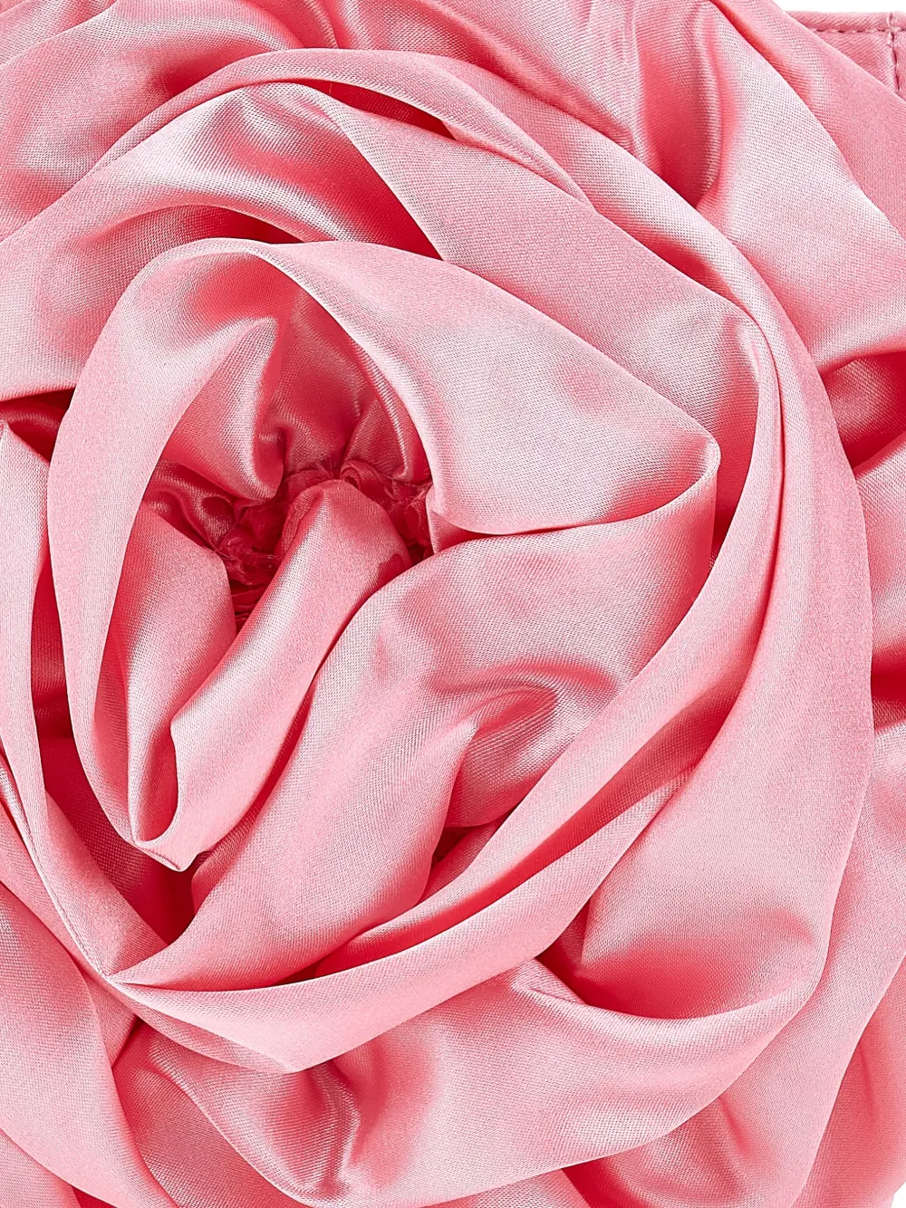 Monnalisa Satijnen handtas met roosdetail Roze
