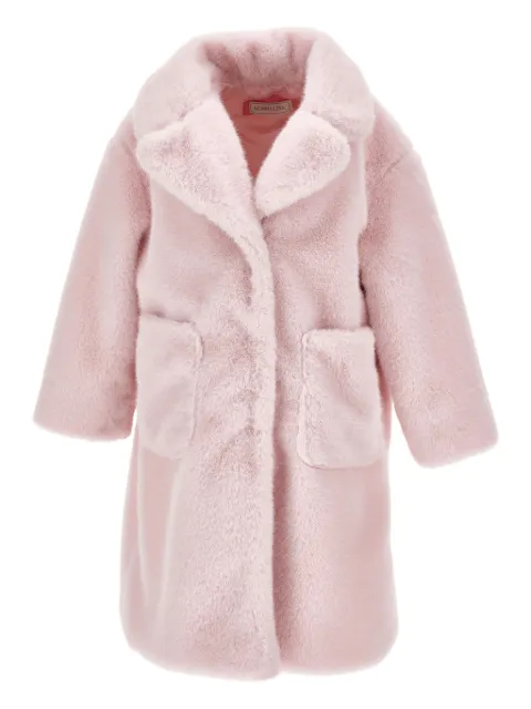 Monnalisa manteau droit à simple boutonnage