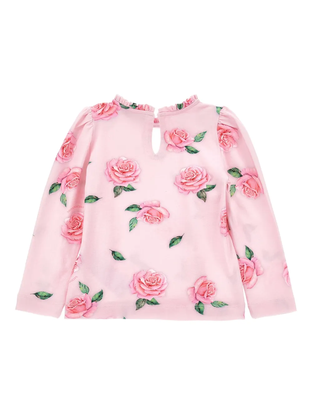 Monnalisa ruffle-detail floral-print top | Girls T-Shirts | Image 2