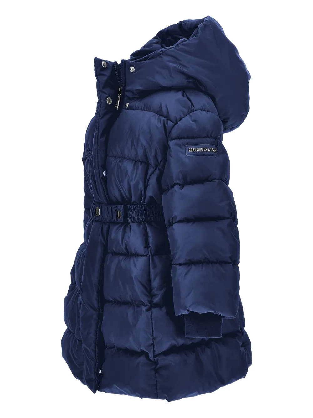 Monnalisa Donsjas met capuchon Blauw
