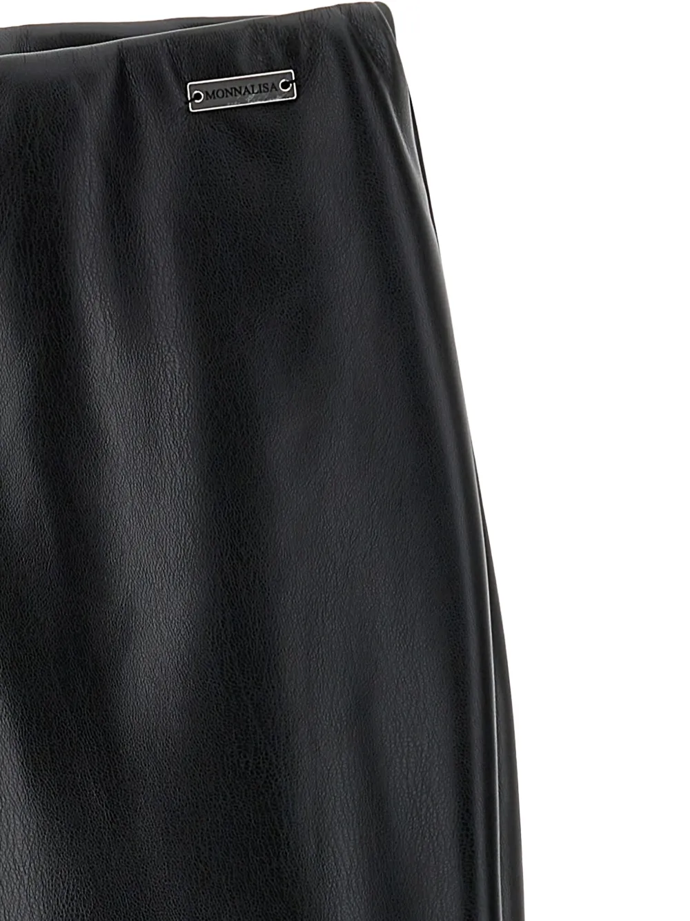 Monnalisa High rise flared broek Zwart